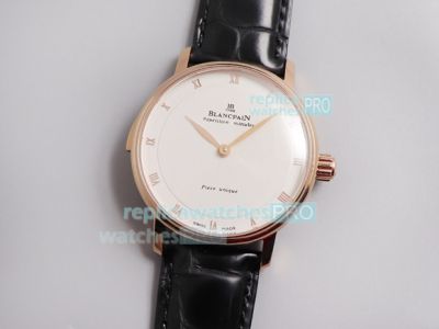 Swiss Replica Blancpain Répétition Minutes Rose Gold Watch 40MM